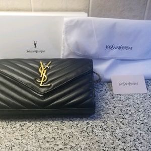 YSL Monogram Leather Purse